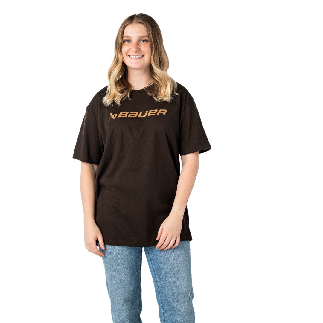 Bauer Everyday Senior Tee Apparel Bauer SM Charcoal