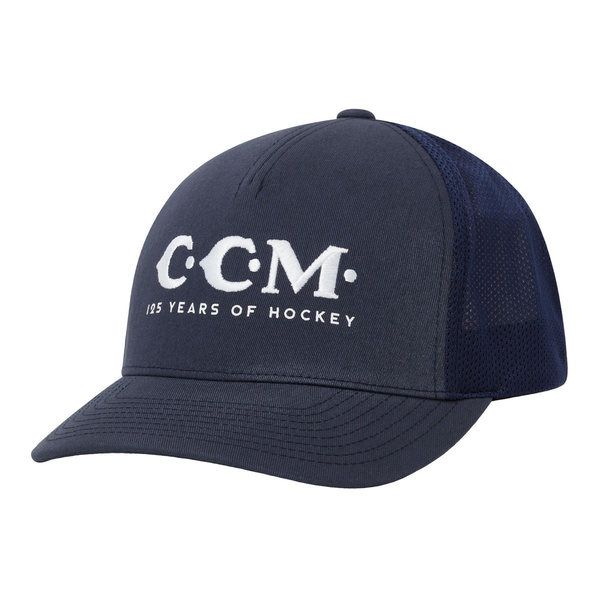 CCM 125th Year Meshback Cap Apparel CCM OSFA True Navy