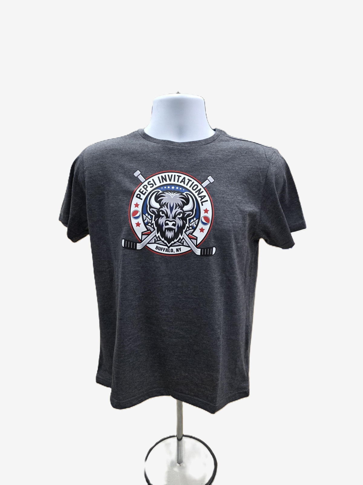 Pepsi Hockey AK T-Shirt Heather Charcoal 2026 Apparel Athletic Knit Yth S