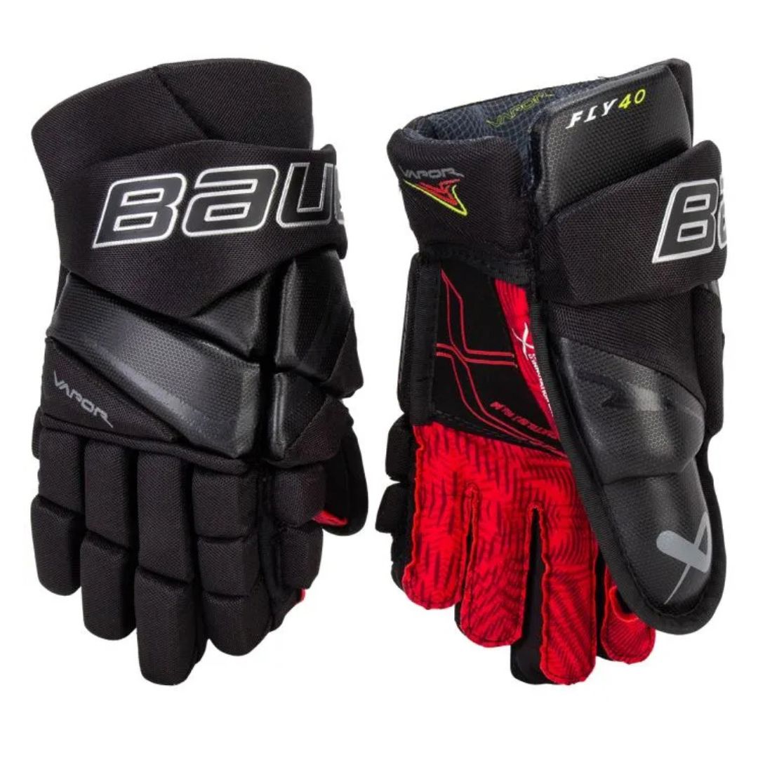 S25 Bauer Vapor Fly40 Sr Glove Goalie Bauer Black 14"