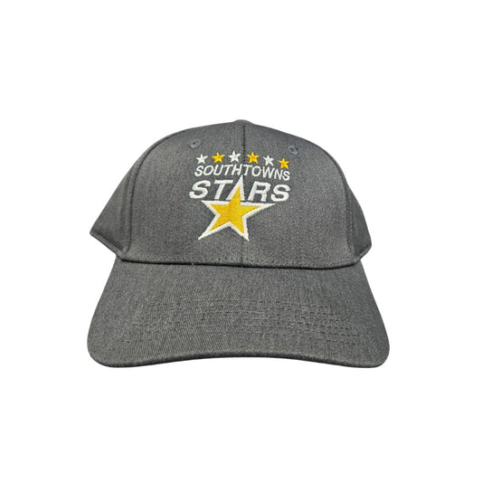 Southtowns Stars Structured Adjustable Snapback Cap Accessories AK Yth Heather Charcoal