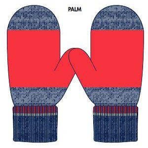 BarDown Regals Knitted Mittens '20 Buffalo Regals Items Bardown