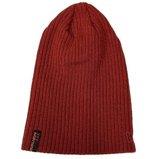BAUER NE FLC SLOUCH BEANIE '21 Hats Bauer Burgundy