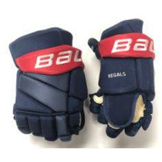 Bauer Team Glove Gloves Bauer "REGALS" White Cuff Letters 9"