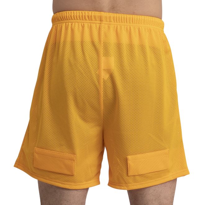 BR Mesh Jock Shorts Yellow Base Layer Bauer