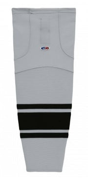 AK HS2100 Cut and Sew Poly Sock AK Youth Grey/Black 