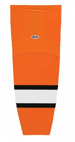 AK HS2100 Cut and Sew Poly Sock AK Youth Orange/Black/White 