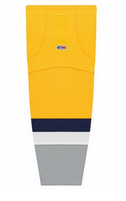 AK HS2100 Cut and Sew Poly Sock The HOCKEY CONNECTION Youth 2021 Nashville Retro Tuscan Gold 