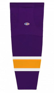 AK HS2100 Cut and Sew Poly Sock The HOCKEY CONNECTION Youth Vintage LA Purple 