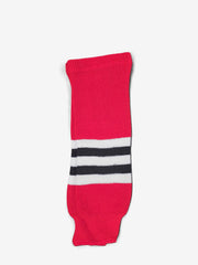 AK Knit Team Hockey Socks Apparel AK Yth Small (22") Chicago Red 