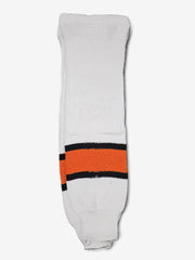 AK Knit Team Hockey Socks Apparel AK Yth Small (22") Flyers White 