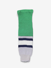 AK Knit Team Hockey Socks Apparel AK Yth Small (22") Plymouth Kelly Green 