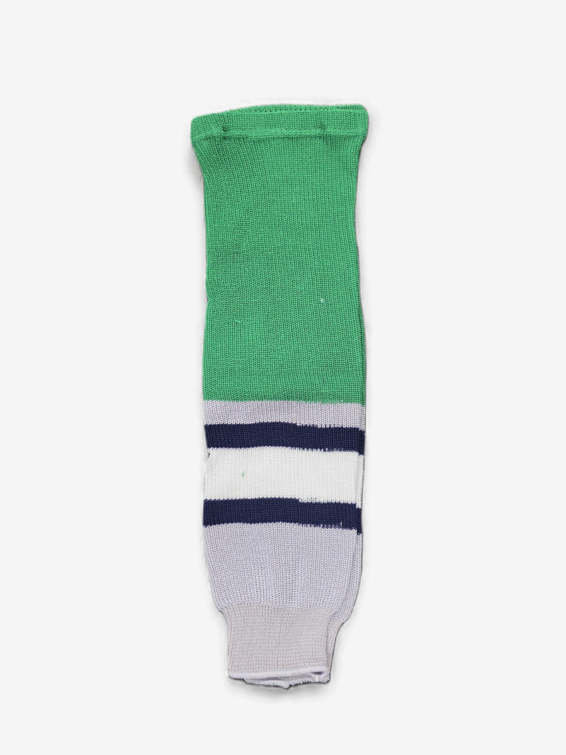 AK Knit Team Hockey Socks Apparel AK Yth Small (22") Plymouth Kelly Green 