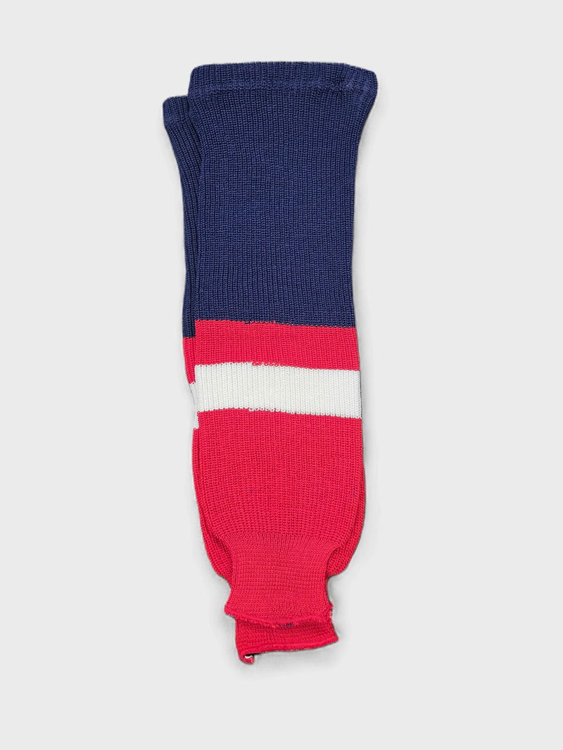 AK Knit Team Hockey Socks Apparel AK Yth Small (22") Washington Red 