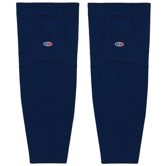 AK Poly Solid Hockey Socks Apparel AK Yth Small (22") Navy 