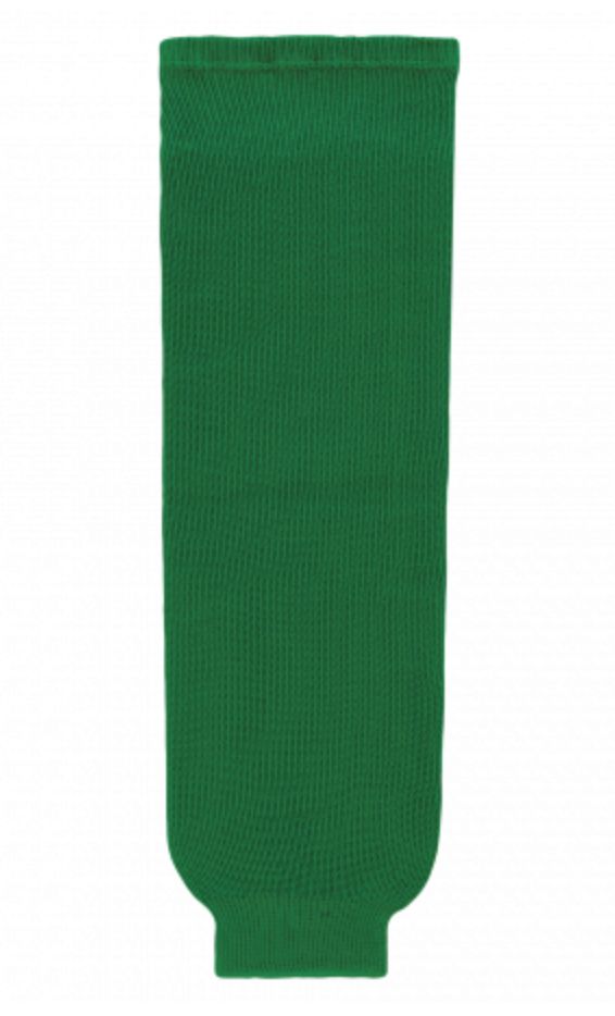 AK Solid Hockey Socks Apparel AK Yth Small (22") Kelly Green 