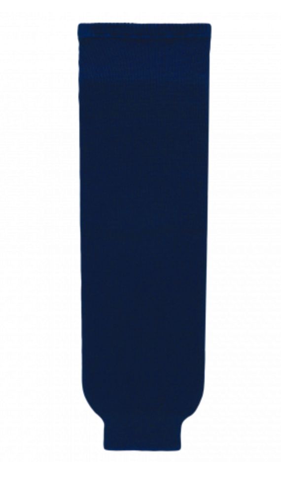 AK Solid Hockey Socks Apparel AK Yth Small (22") Navy 