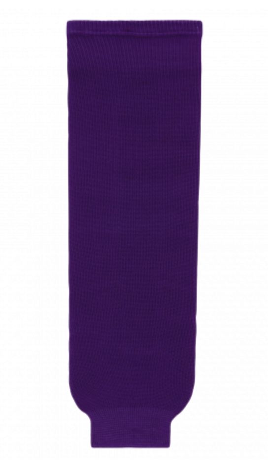 AK Solid Hockey Socks Apparel AK Yth Small (22") Violet 