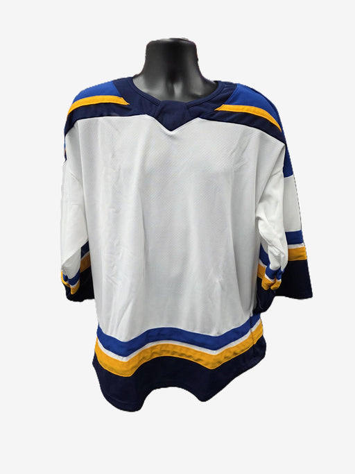 AK Two tone Practice Jersey Apparel AK Goalie Cut LG St. Louis Blues White