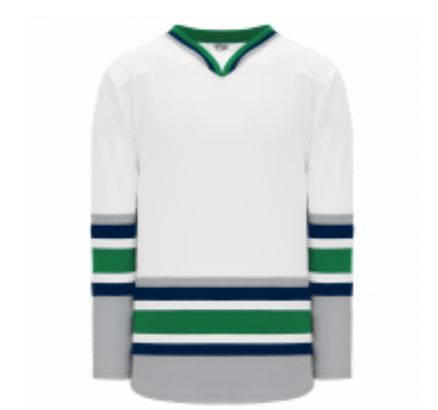 AK Two Tone Practice Jersey Apparel AK Senior S New Hartford White