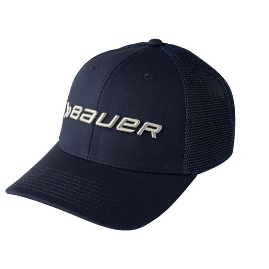 Bauer Core Fitted Cap Apparel Bauer Navy Yth 