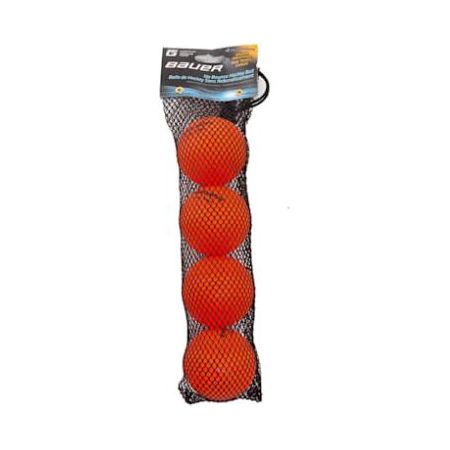 Bauer HydroG Hockey Ball 4 pack Accessories Bauer Orange(warmer weather)