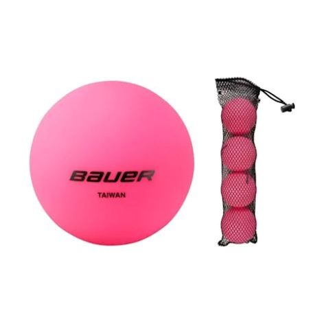 Bauer HydroG Hockey Ball 4 pack Accessories Bauer Pink(colder weather)