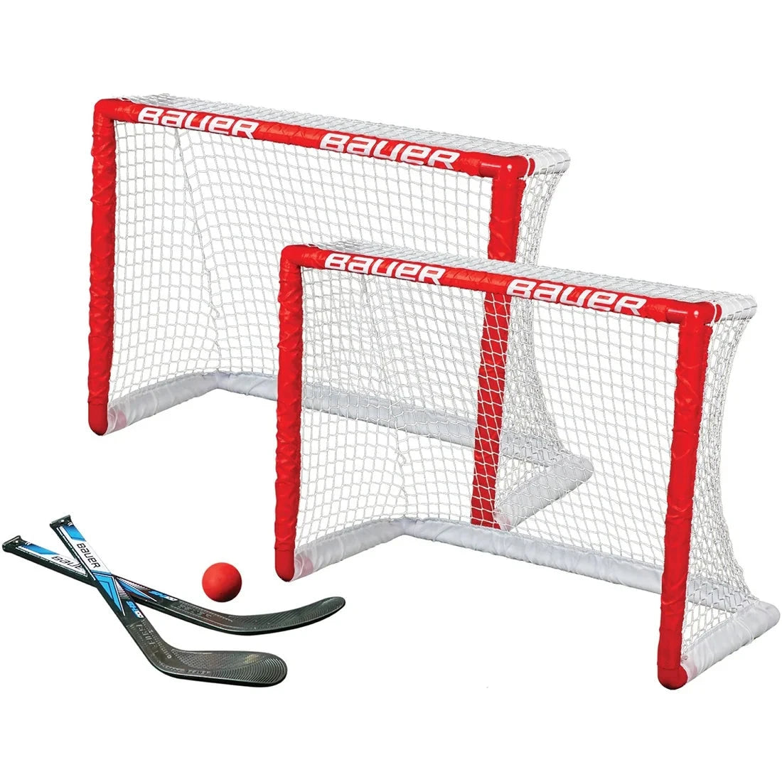 Bauer Knee Hockey Goal Set - Twin Pack Mini Sticks Bauer 