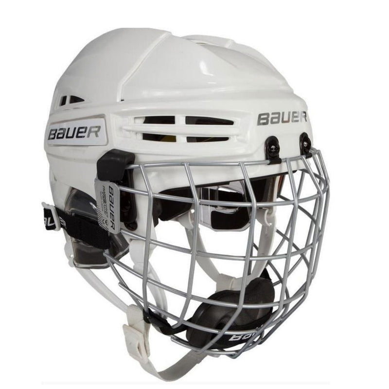 Bauer Re-Akt 100 Yth Helmet Combo Helmets Bauer White