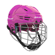 Bauer Re-Akt 55 Helmet Combo Helmets Bauer Pink S