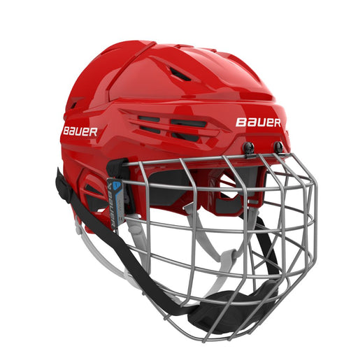 Bauer Re-Akt 55 Helmet Combo Helmets Bauer Red S