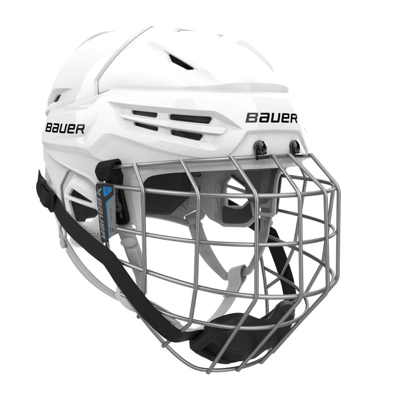 Bauer Re-Akt 55 Helmet Combo Helmets Bauer White S