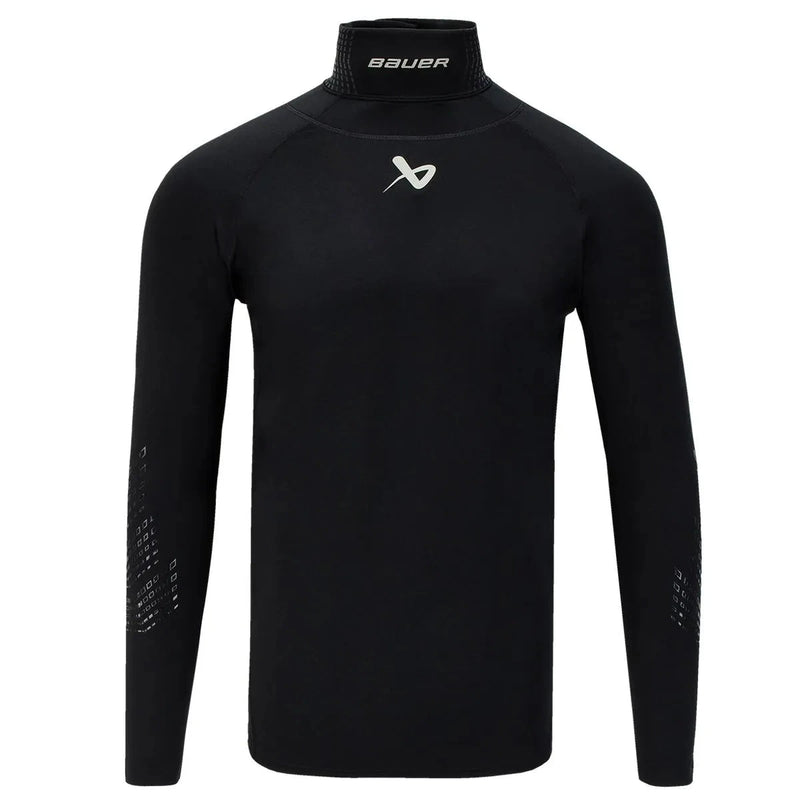 Bauer S22 LS NeckProtect Yth Shirt Apparel Bauer XS 