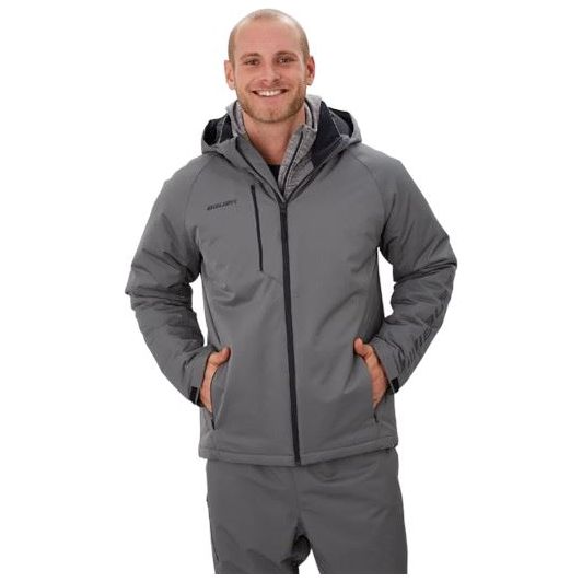 Bauer Supreme Heavyweight Jacket Apparel Bauer Youth Grey SM