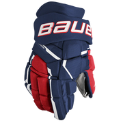 Bauer Supreme M3 Jr Glove Gloves Bauer Navy/Red/White 10" 