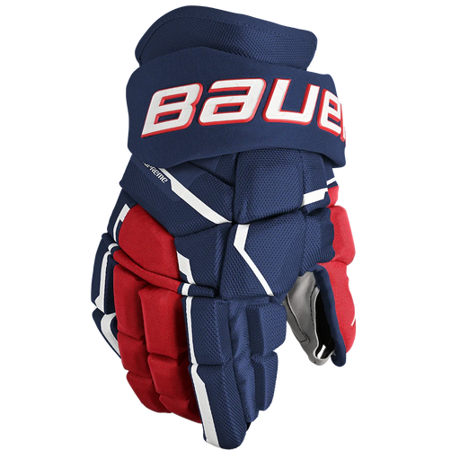 Bauer Supreme M3 Jr Glove Gloves Bauer Navy/Red/White 10" 