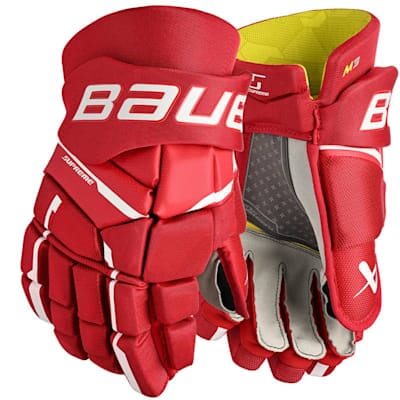 Bauer Supreme M3 Sr Glove Gloves Bauer Red 14" 