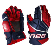 Bauer Vapor 3x Sr Glove Gloves Bauer Navy/Red/White 14" 