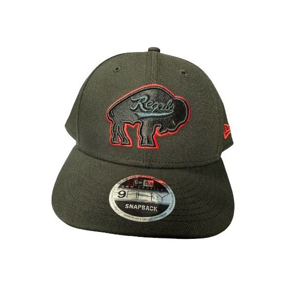 Buffalo Regals 9Fifty Black Tonal Snapback Apparel New Era Caps 