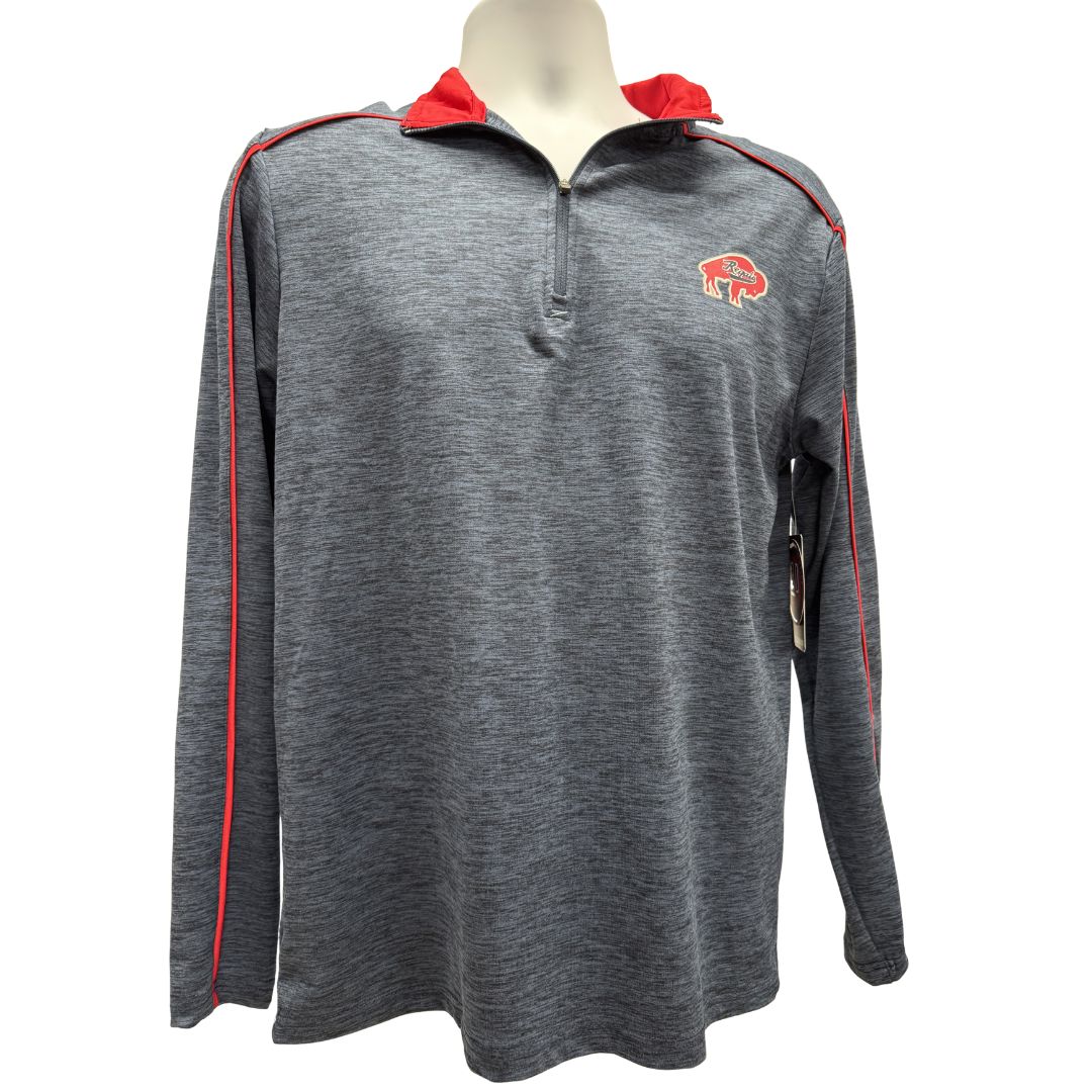 Buffalo Regals Mens Tournament 1/4 Zip Winds Apparel Colosseum 