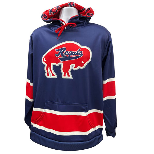 Buffalo Regals Navy Hoodie Apparel AK Youth XS 