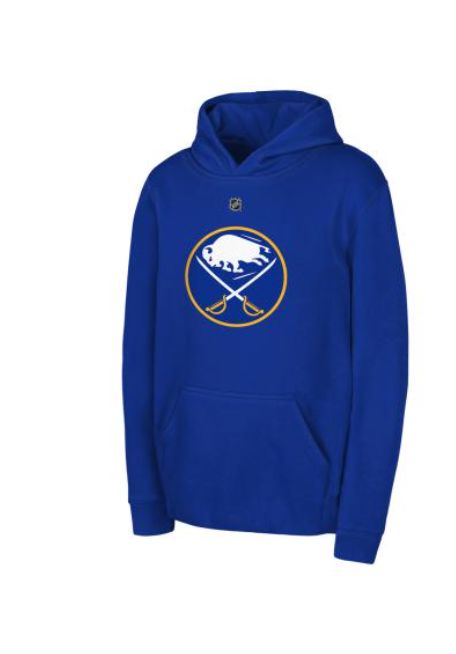 Buffalo Sabres Kids Logo Fleece Hoodie Apparel Outer Wear Medium 