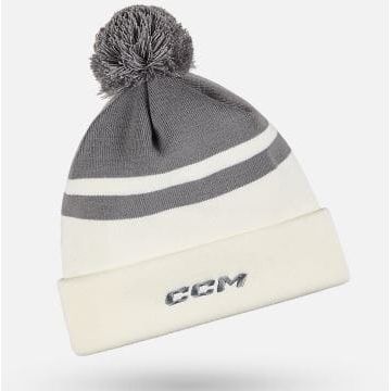 CCM ADULT TEAM POM TOQUE Apparel CCM Gris Fonce Melange
