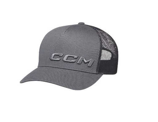 CCM Core Meshback Trucker Cap Apparel CCM Adult Charcoal 