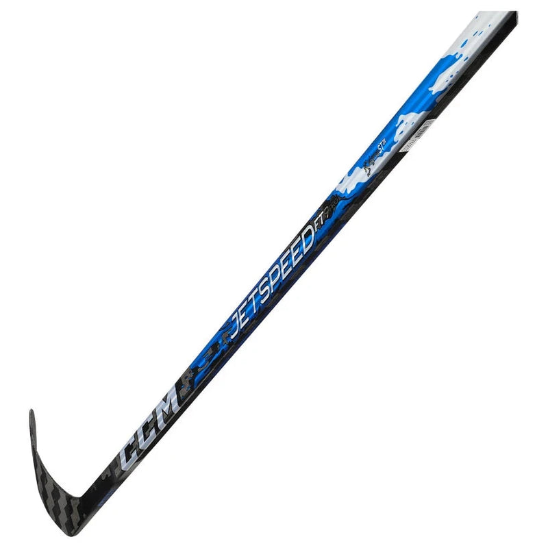 CCM Jetspeed FT9 Pro Blue Senior Stick One Piece Sticks CCM 