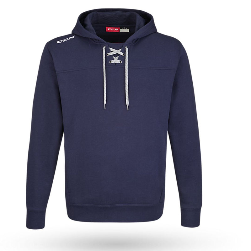 CCM Jr Lace Hoodie Apparel CCM True Navy Small 