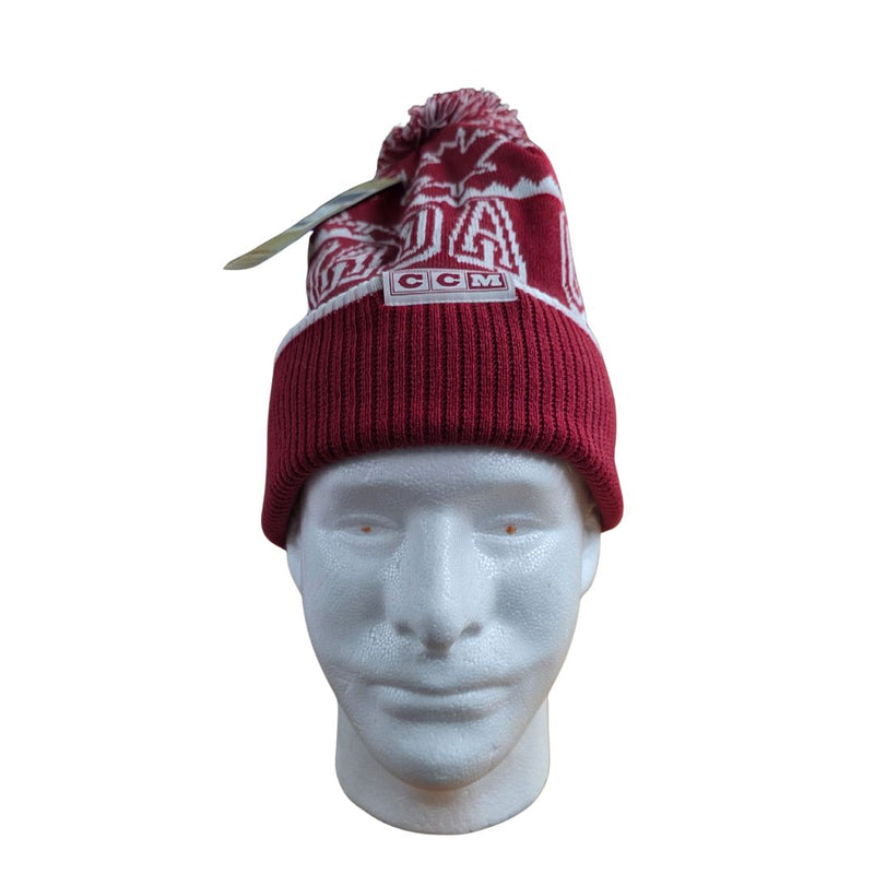 CCM Olympic Pom Knit Hat OSFA Accessories CCM Canada 