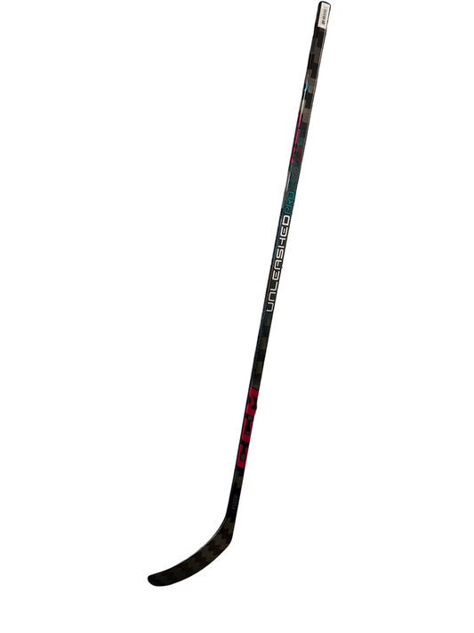 CCM Ribcor Trigger Unleashed Pro Senior Stick (Blue/Pink) One Piece Sticks CCM 