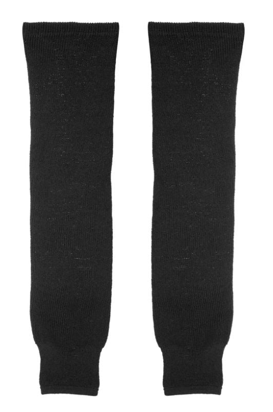 CCM S100P Knit Hockey Socks Apparel CCM Yth (18") Black 