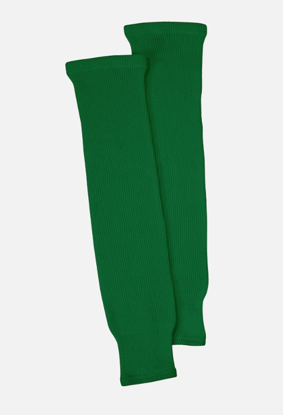 CCM S100P Knit Hockey Socks Apparel CCM Yth (18") Kelly Green 
